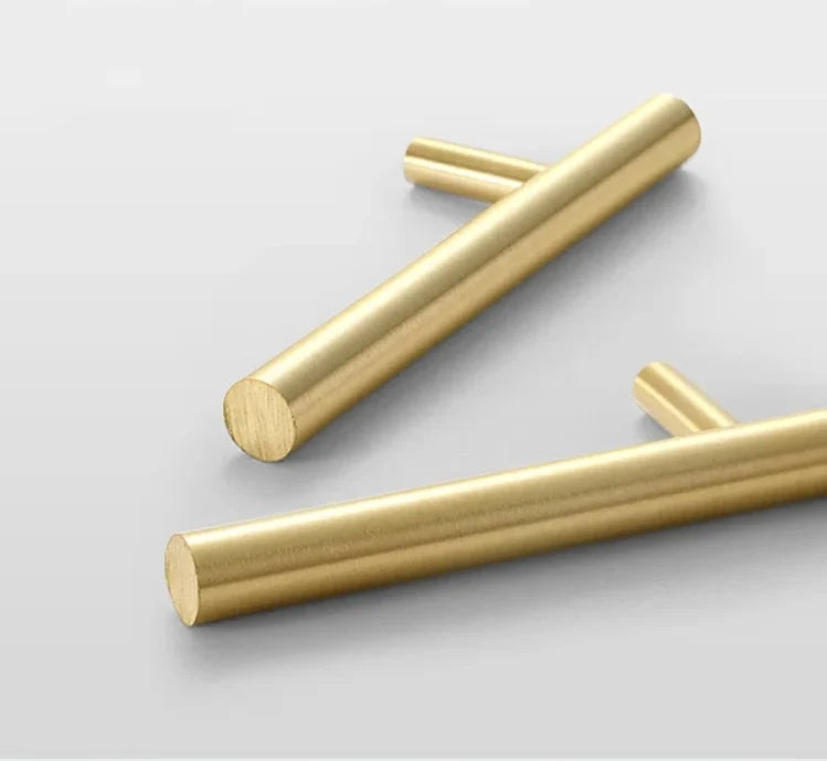 Cabinet & Drawer Handle Solid Brass Electrolytic Finish