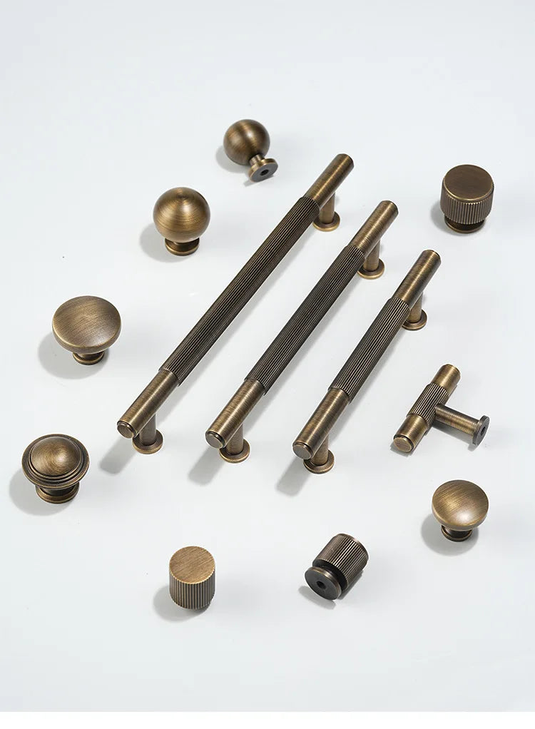 Cabinet & Drawer Handle Solid Brass Electrolytic Finish