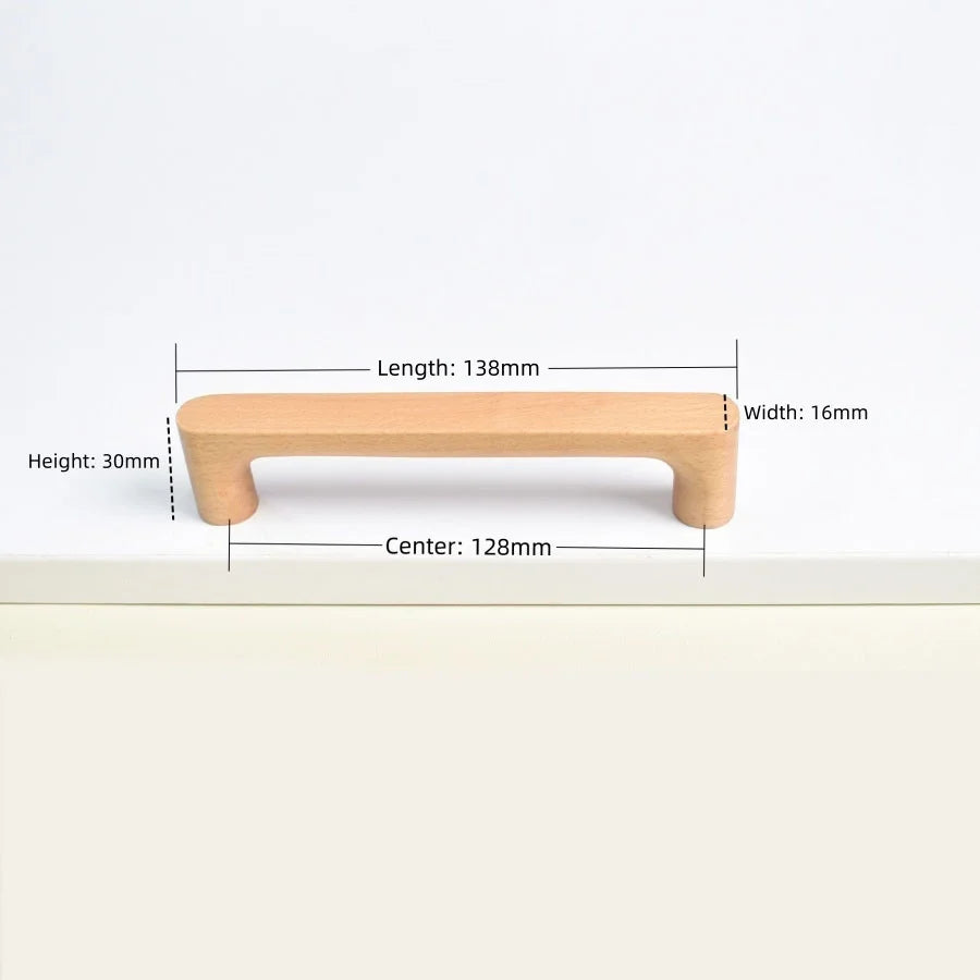 Cabinet Knob Solid Beech Or Walnut Includes Screw