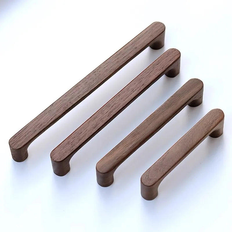 Cabinet Knob Solid Beech Or Walnut Includes Screw