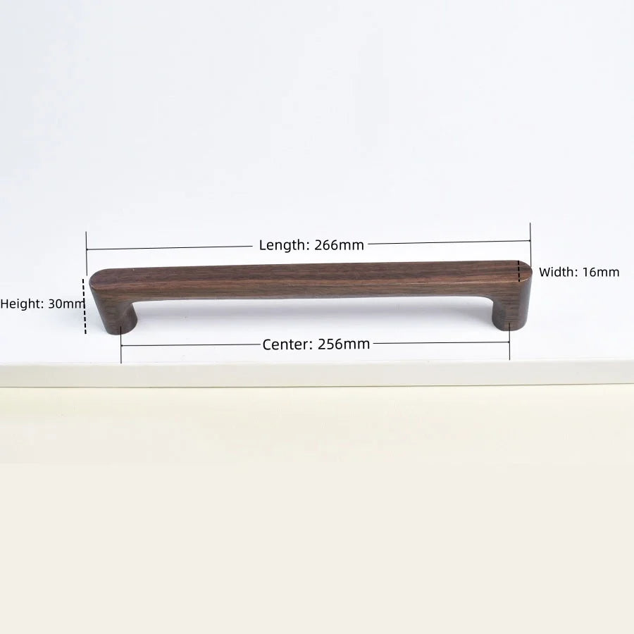 Cabinet Knob Solid Beech Or Walnut Includes Screw