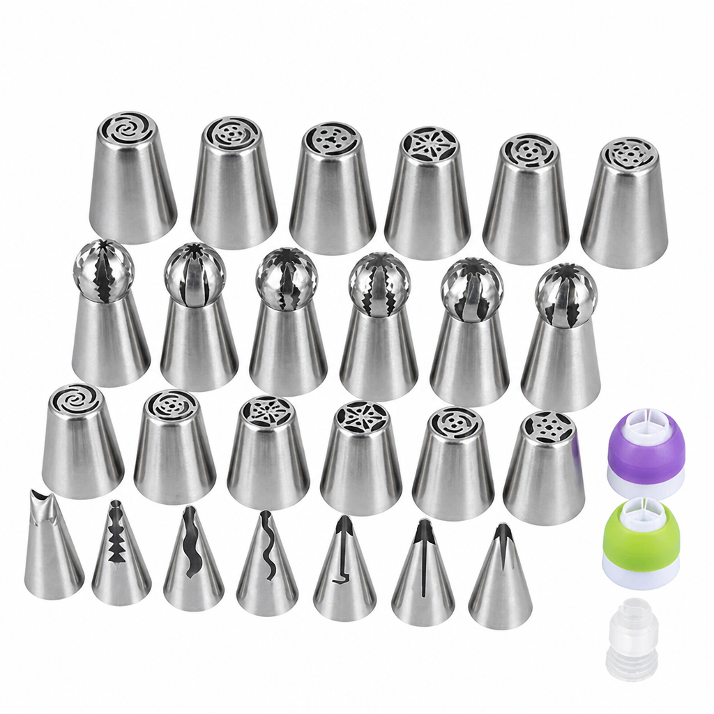 Cake Piping Tips Stainless Steel Floral & Russian