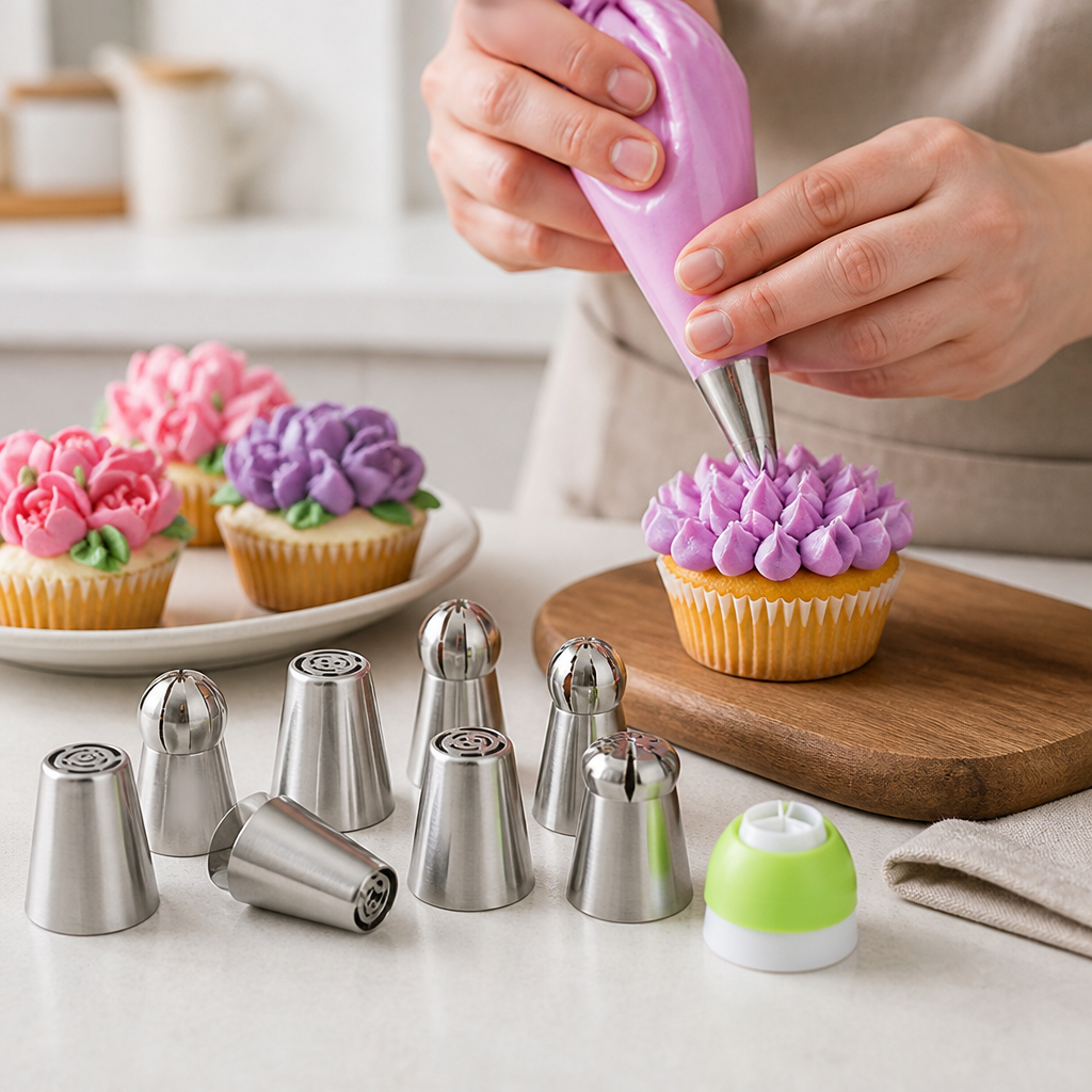 Cake Piping Tips Stainless Steel Floral & Russian