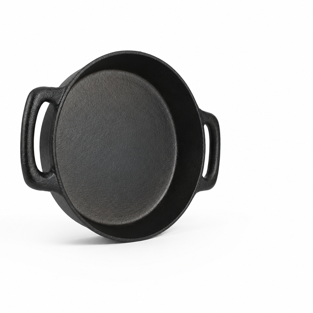 Cast Iron Skillet Pre-Seasoned Non-Stick Ergonomic Handle