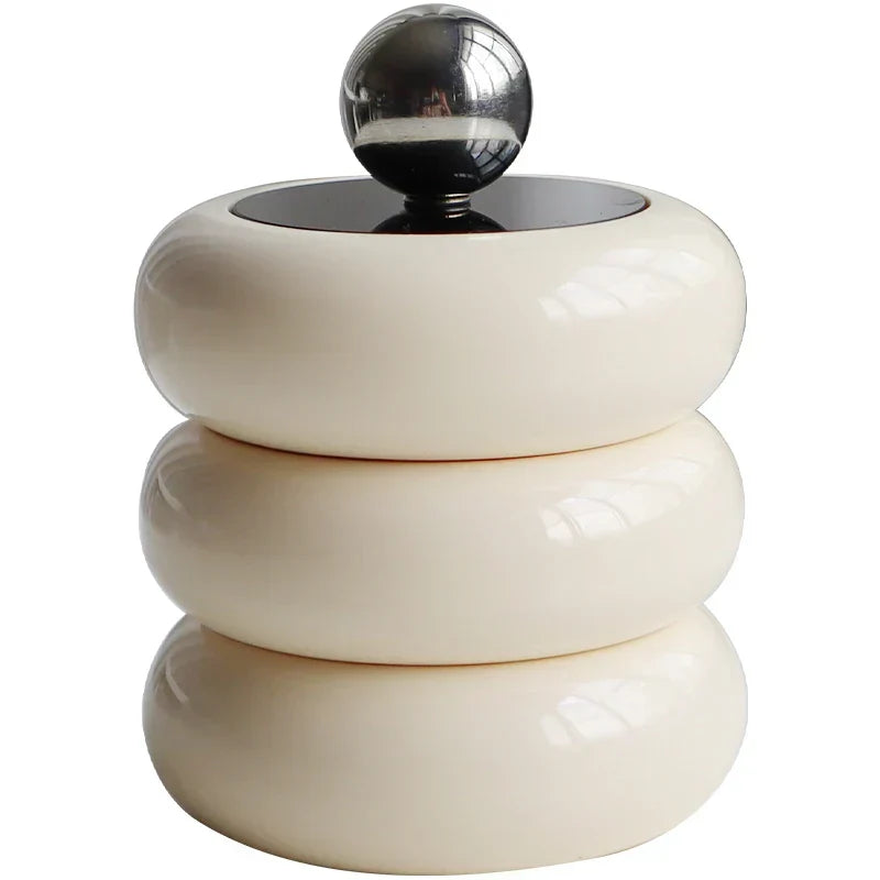 Ceramic Storage Jar 250 ml Dust & Moisture-Proof Lid