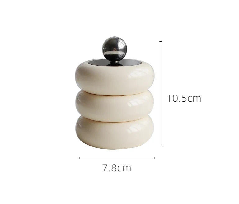 Ceramic Storage Jar 250 ml Dust & Moisture-Proof Lid