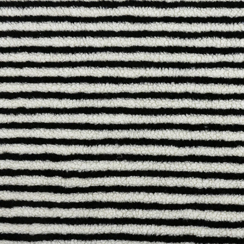 Children's Fleece Fabric Extra-Soft Breathable Striped Jacquard