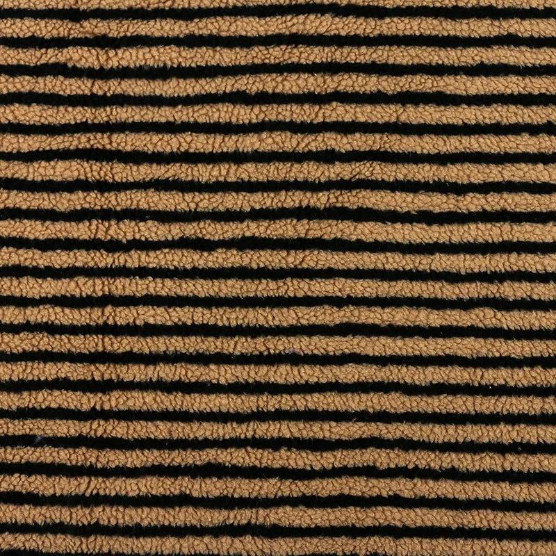 Children's Fleece Fabric Extra-Soft Breathable Striped Jacquard