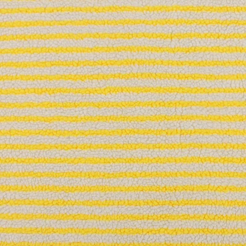 Children's Fleece Fabric Extra-Soft Breathable Striped Jacquard