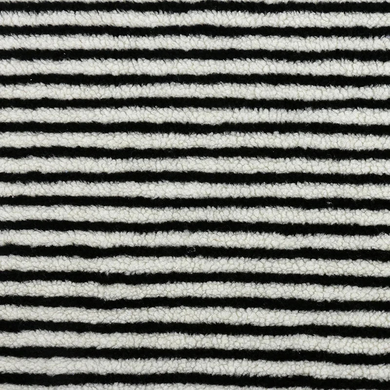 Children's Fleece Fabric Extra-Soft Breathable Striped Jacquard