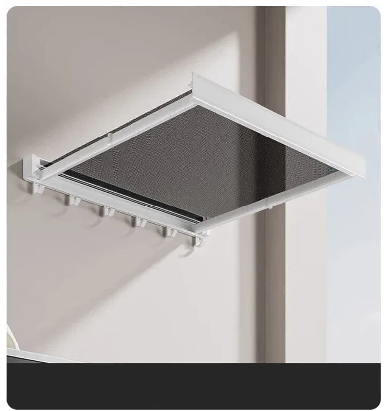 Coat & Hat Rack Wall-Mounted Foldable Anodized Aluminum