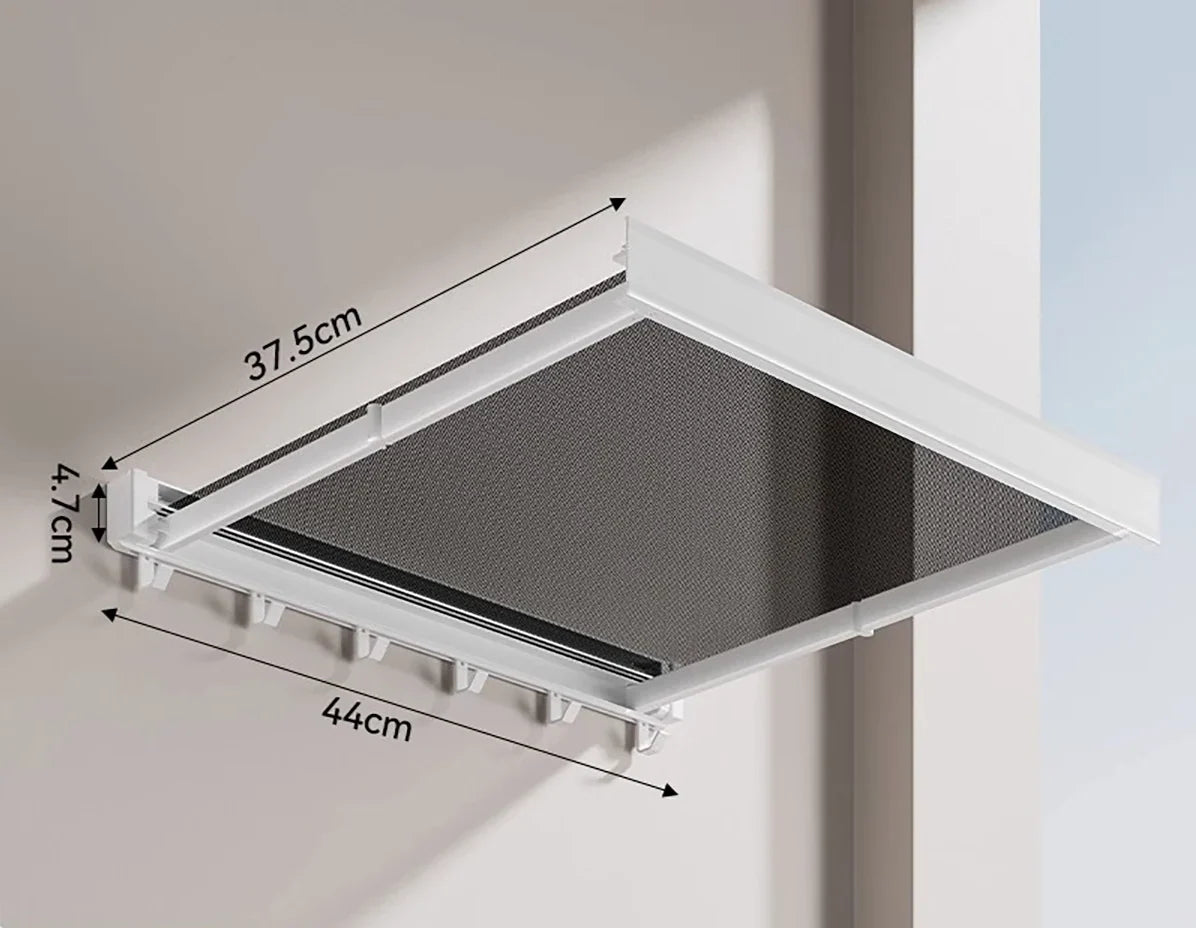 Coat & Hat Rack Wall-Mounted Foldable Anodized Aluminum