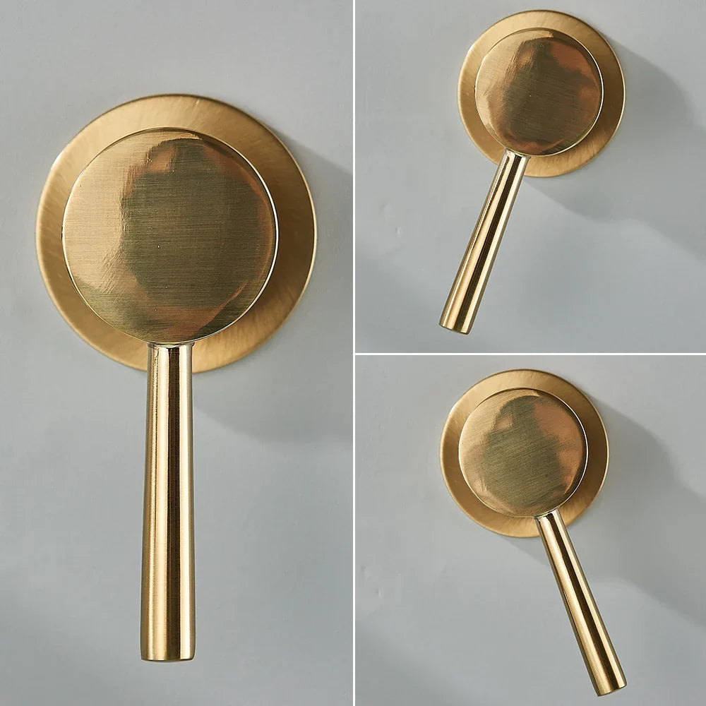 Concealed Shower Valve Brass Single-Handle Mixer & Diverter