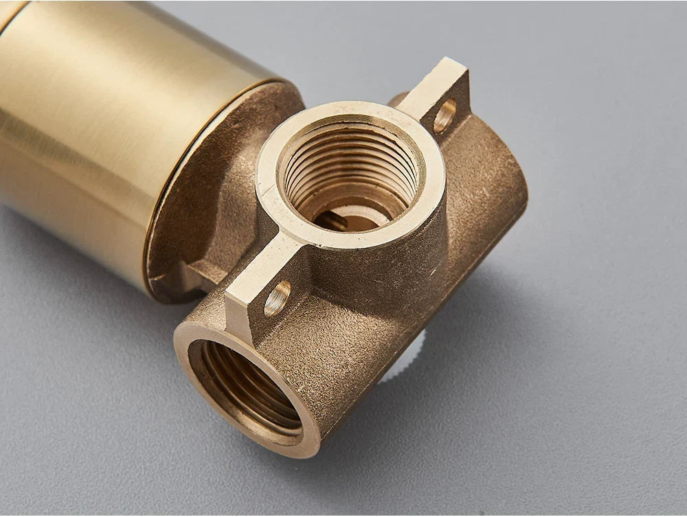 Concealed Shower Valve Brass Single-Handle Mixer & Diverter