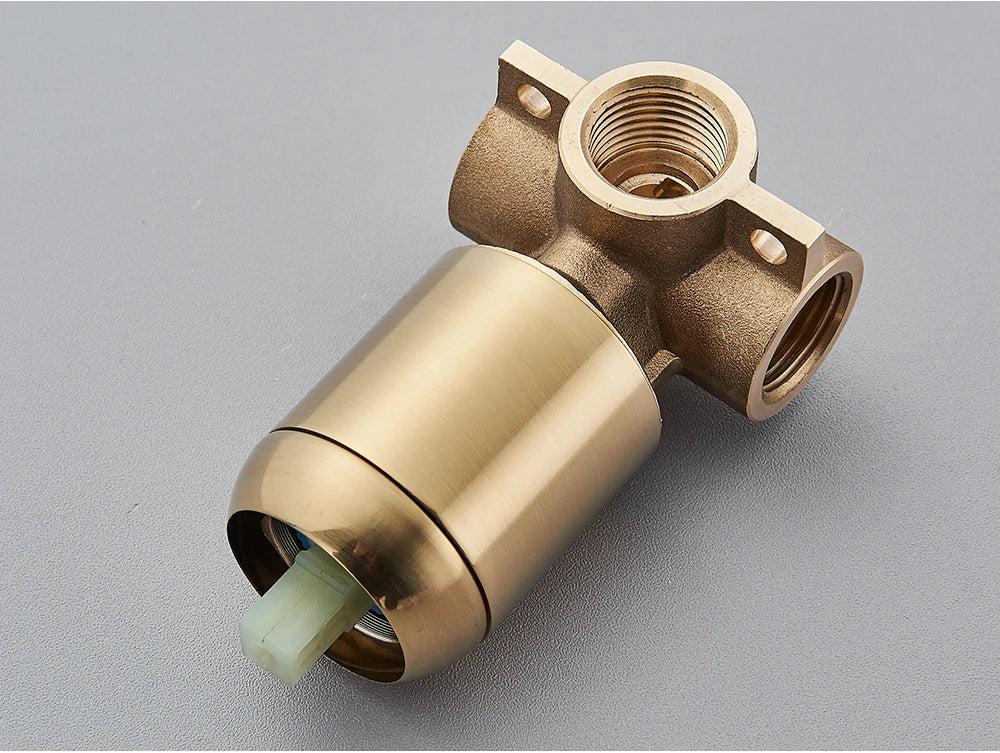 Concealed Shower Valve Brass Single-Handle Mixer & Diverter