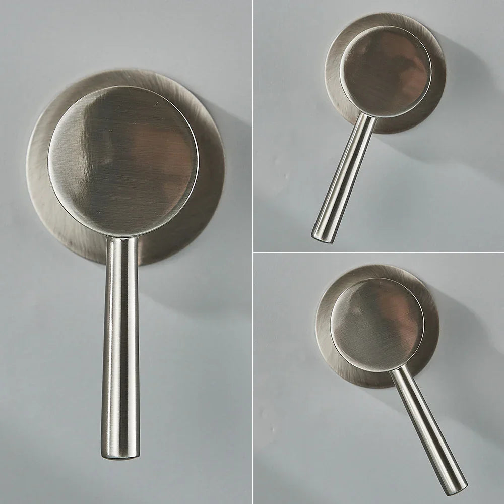 Concealed Shower Valve Brass Single-Handle Mixer & Diverter