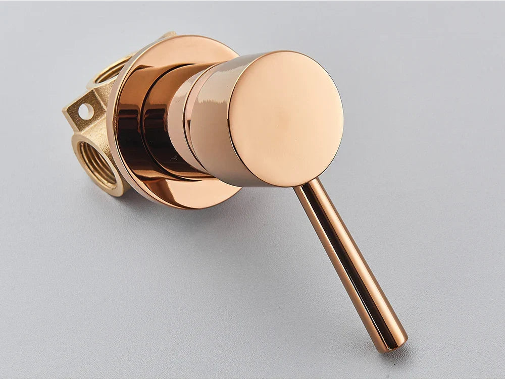 Concealed Shower Valve Brass Single-Handle Mixer & Diverter