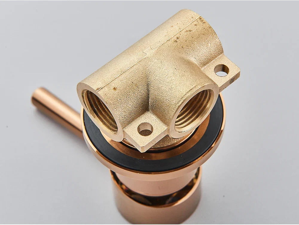 Concealed Shower Valve Brass Single-Handle Mixer & Diverter