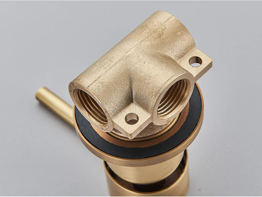 Concealed Shower Valve Brass Single-Handle Mixer & Diverter