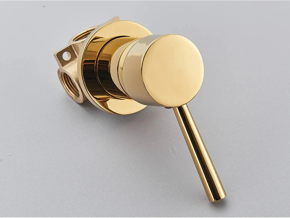 Concealed Shower Valve Brass Single-Handle Mixer & Diverter
