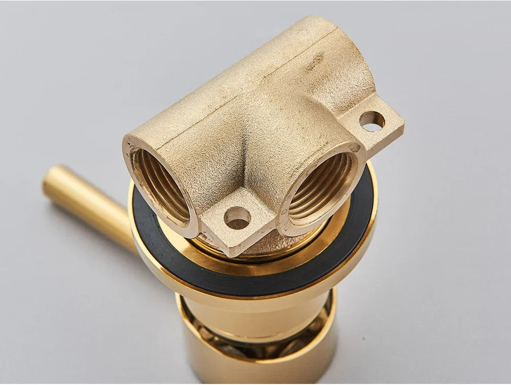 Concealed Shower Valve Brass Single-Handle Mixer & Diverter