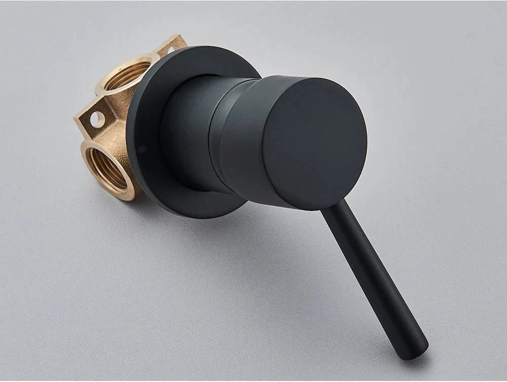 Concealed Shower Valve Brass Single-Handle Mixer & Diverter