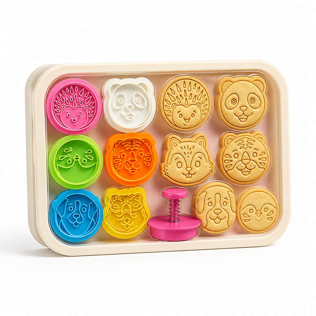 Cookie Cutter Set Assorted Shapes Food-Safe & Dishwasher-Safe