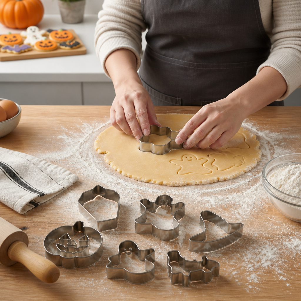 Cookie Cutter Set Stainless Steel Halloween Set of 7