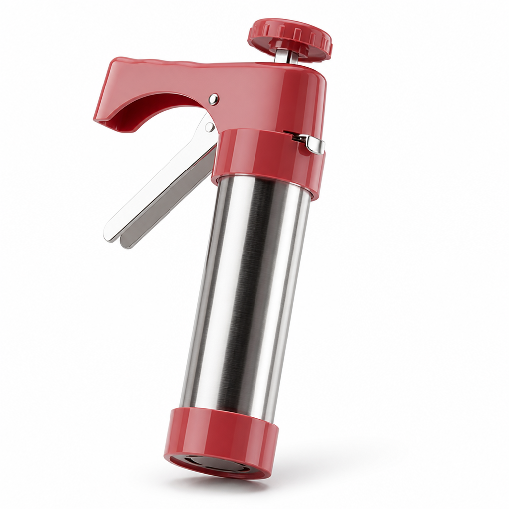 Cookie Press Stainless Steel Barrel Ergonomic Trigger