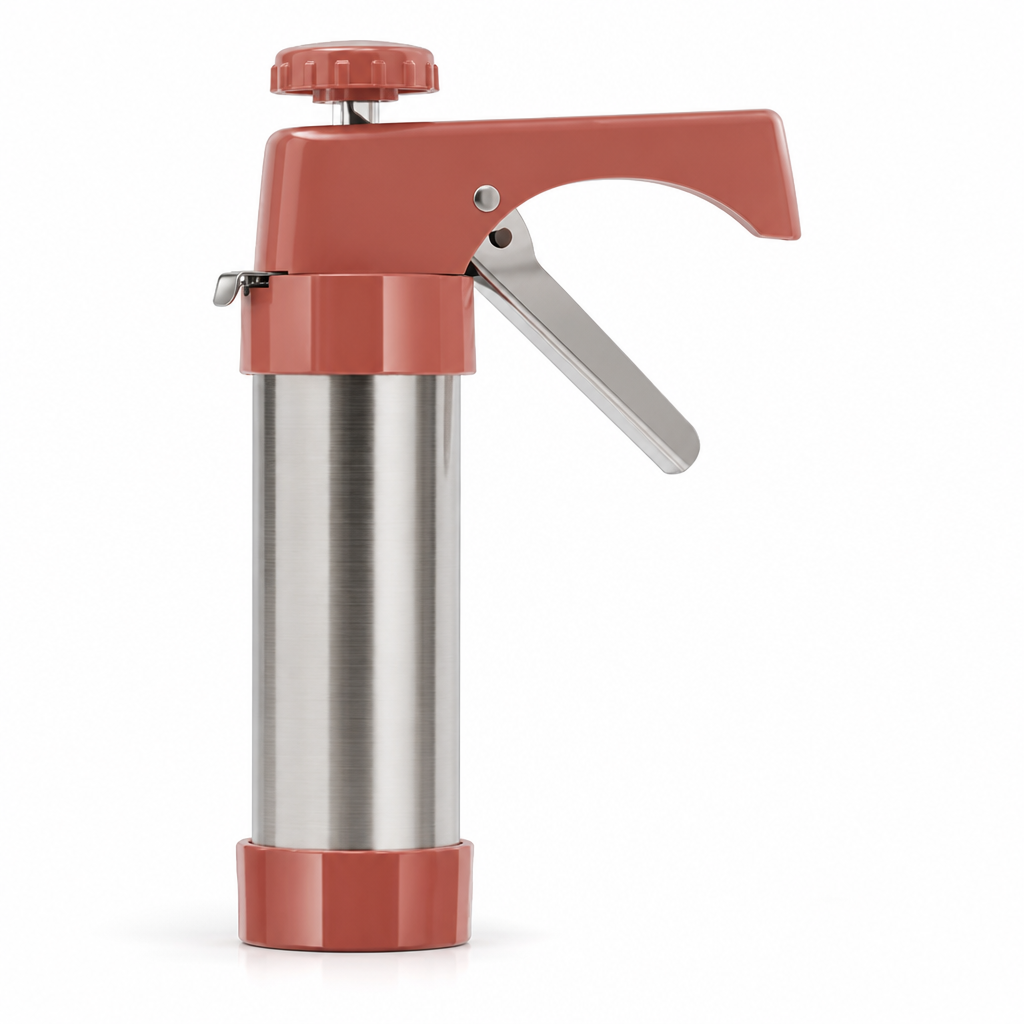Cookie Press Stainless Steel Barrel Ergonomic Trigger