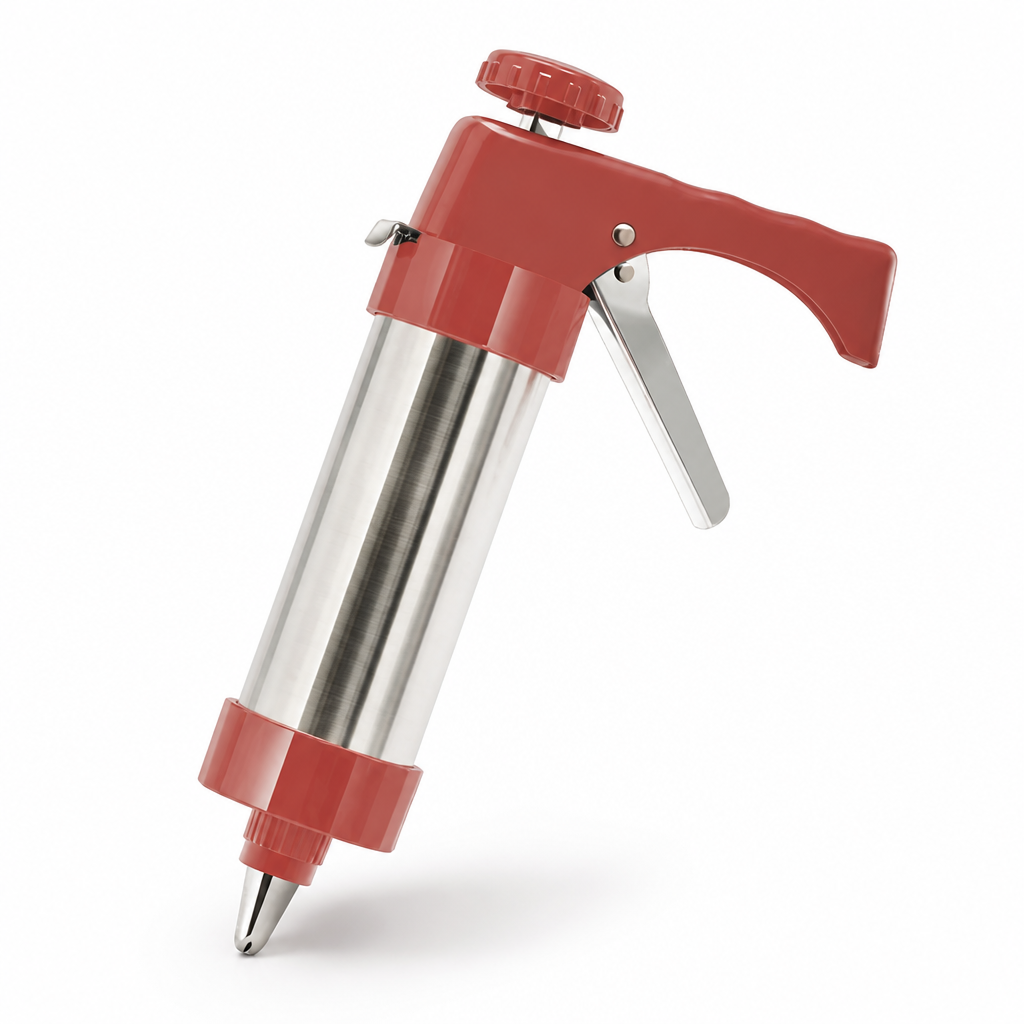 Cookie Press Stainless Steel Barrel Ergonomic Trigger