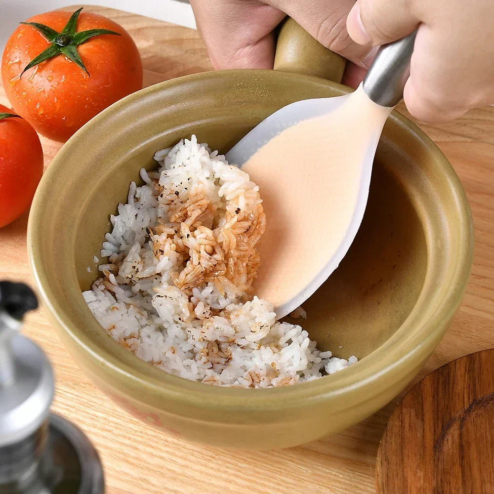 Cooking Spoon Food-Grade Silicone Nonstick & Heat-Resistant Handle