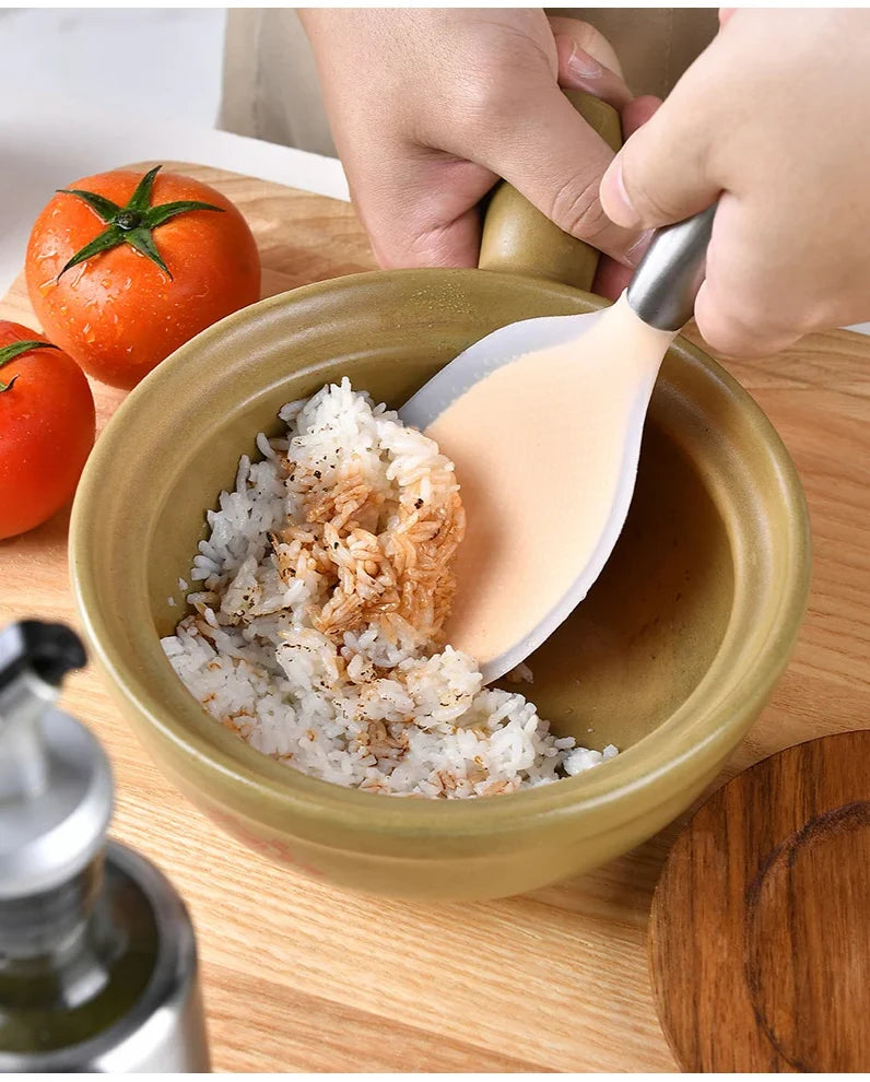 Cooking Spoon Food-Grade Silicone Nonstick & Heat-Resistant Handle