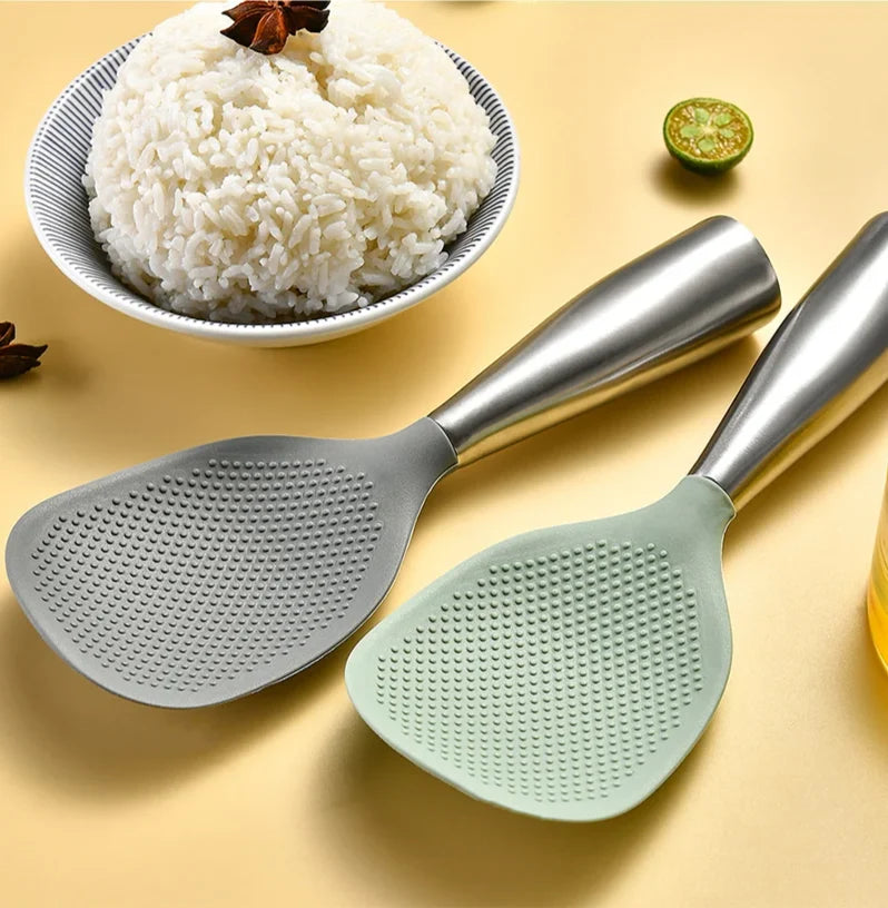Cooking Spoon Food-Grade Silicone Nonstick & Heat-Resistant Handle