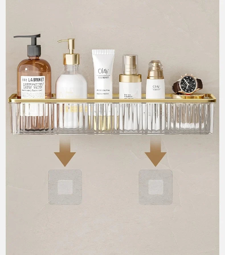 Corner Shelf Acrylic Drill-Free Wall-Mounted
