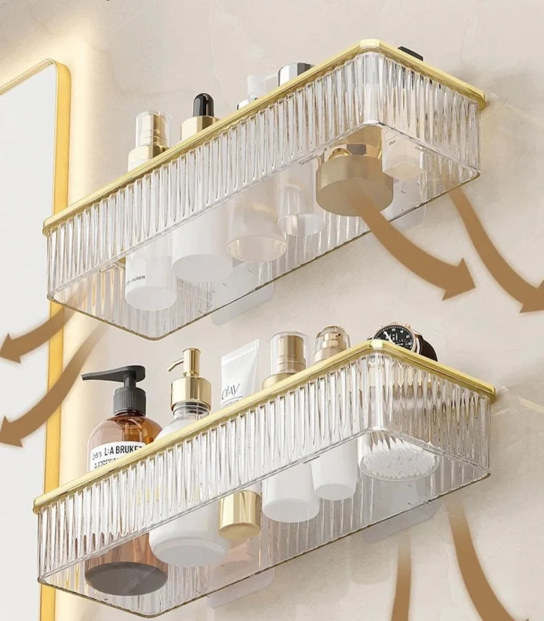 Corner Shelf Acrylic Drill-Free Wall-Mounted