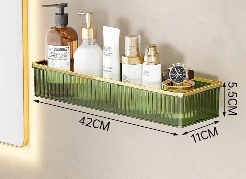 Corner Shelf Acrylic Drill-Free Wall-Mounted