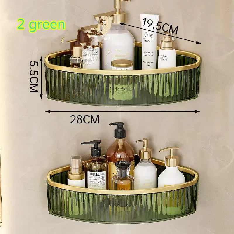 Corner Shelf Acrylic Drill-Free Wall-Mounted