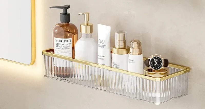 Corner Shelf Acrylic Drill-Free Wall-Mounted