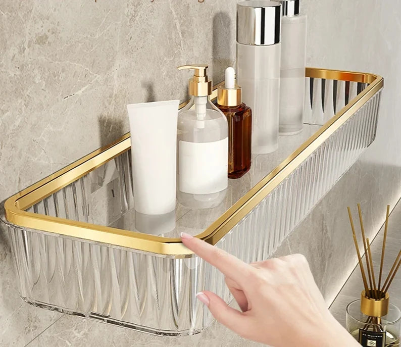 Corner Shelf Acrylic Drill-Free Wall-Mounted