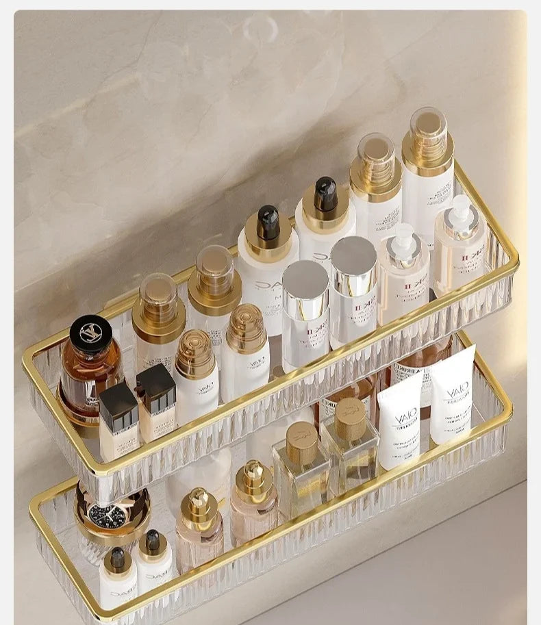 Corner Shelf Acrylic Drill-Free Wall-Mounted