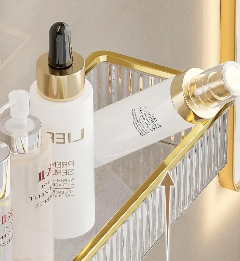 Corner Shelf Acrylic Drill-Free Wall-Mounted
