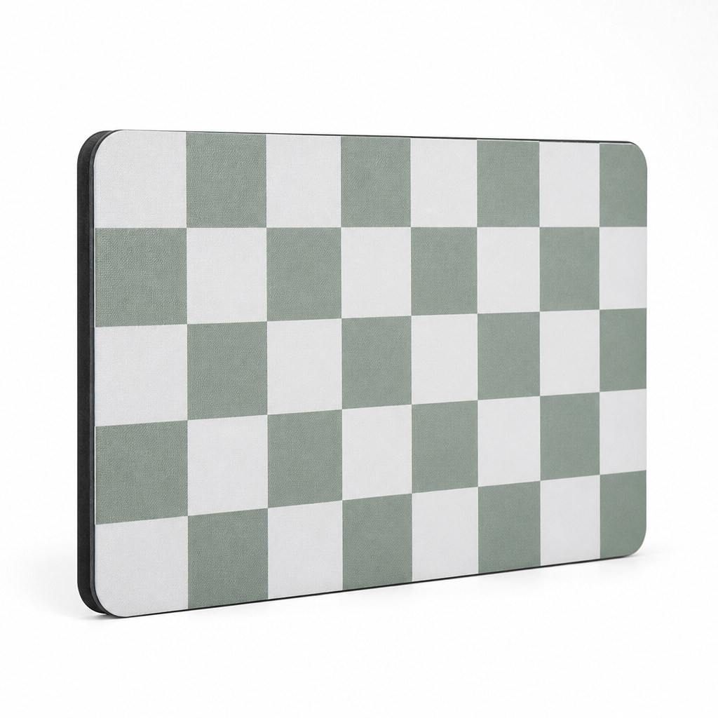 Countertop Protector Mat Checkered Water-Resistant & Non-Slip Backing