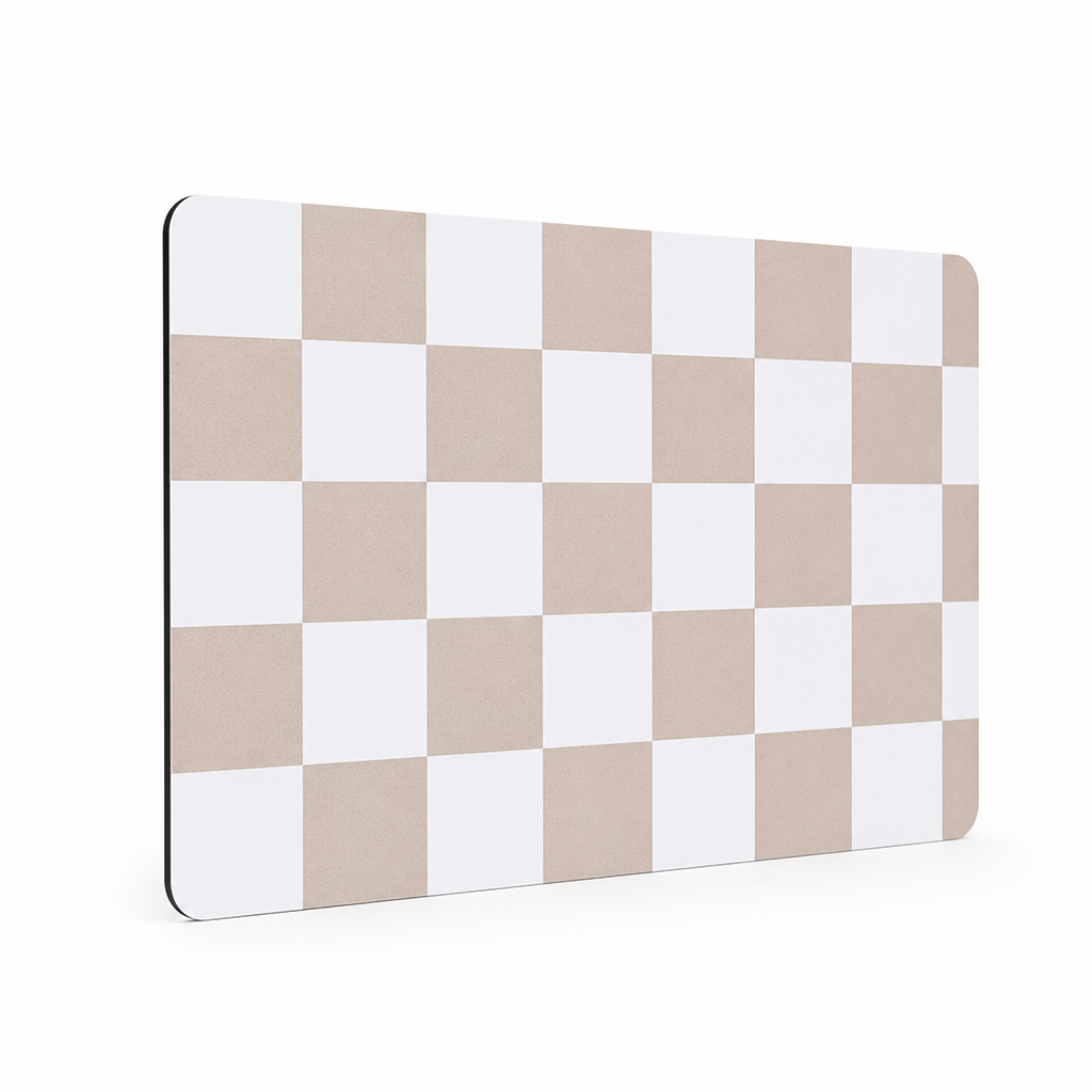 Countertop Protector Mat Checkered Water-Resistant & Non-Slip Backing