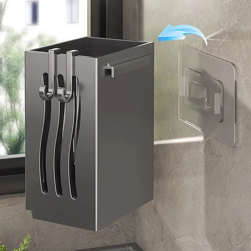 Cutlery Organizer Wall-Mounted Built In Drain