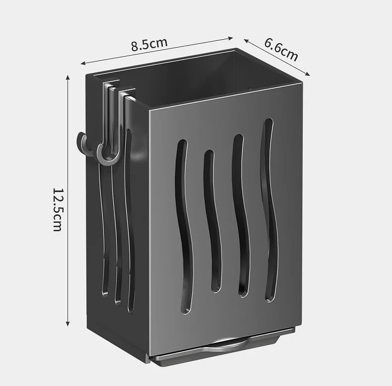 Cutlery Organizer Wall-Mounted Built In Drain