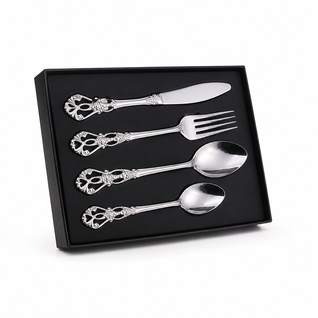 Cutlery Set Stainless Steel Dishwasher-Safe Ergonomic