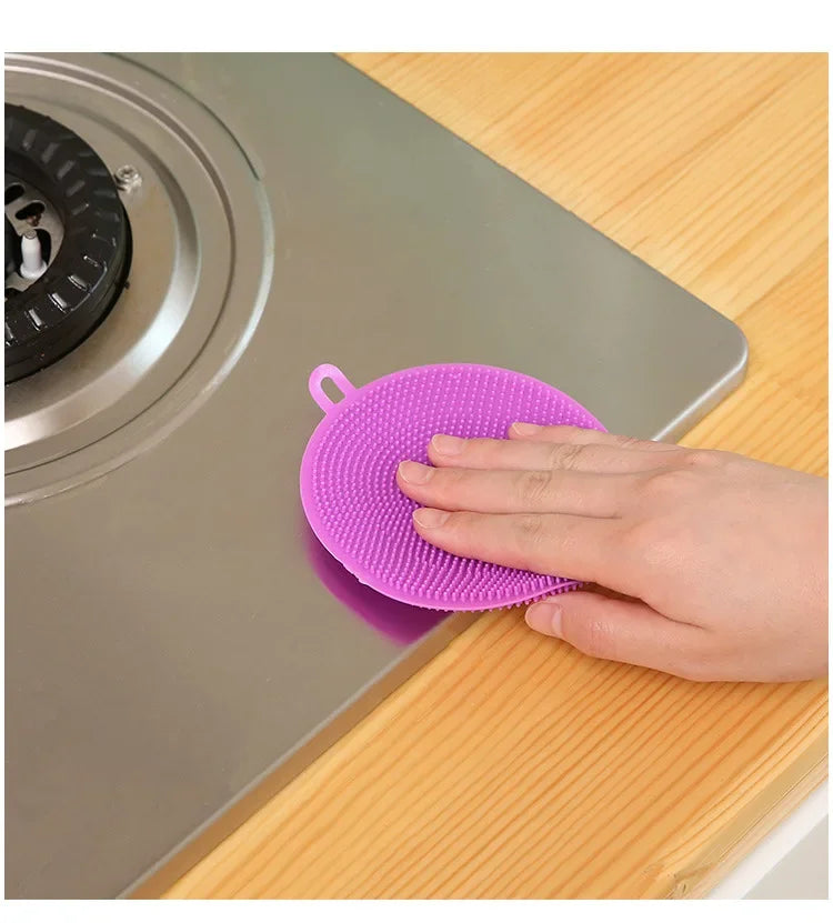 Dish Brush Silicone Antibacterial Dishwasher Safe
