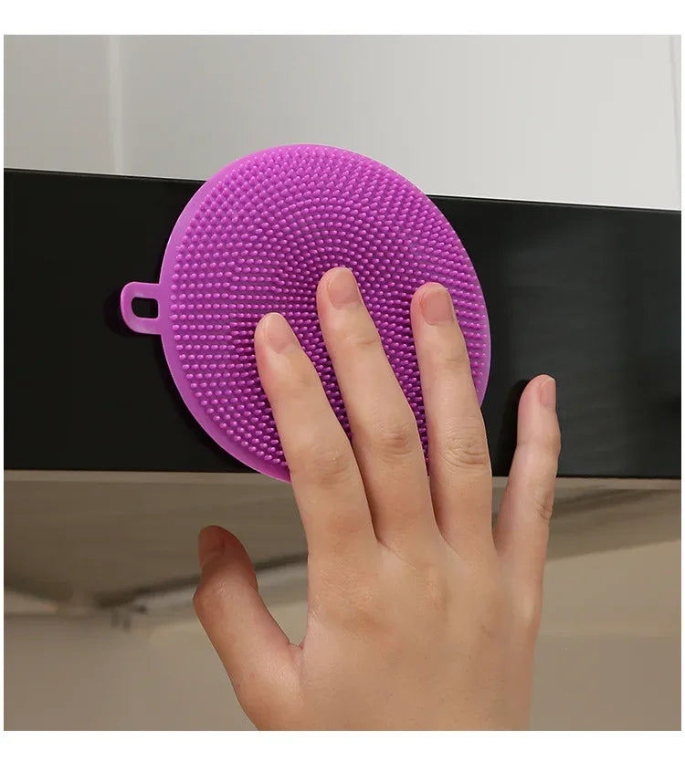 Dish Brush Silicone Antibacterial Dishwasher Safe