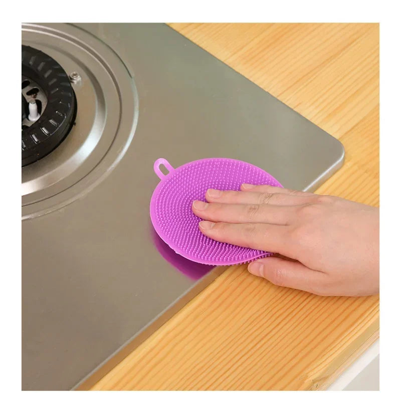 Dish Brush Silicone Antibacterial Dishwasher Safe